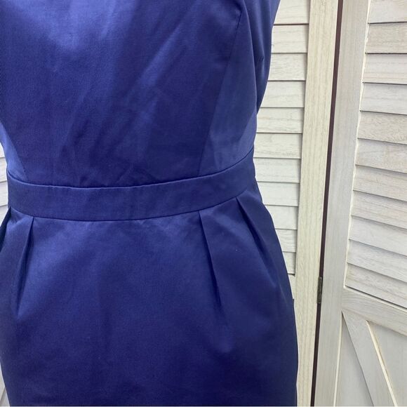 Limited Edition Strapless Sheath Pencil Dress Blue 10 - Picture 6 of 12